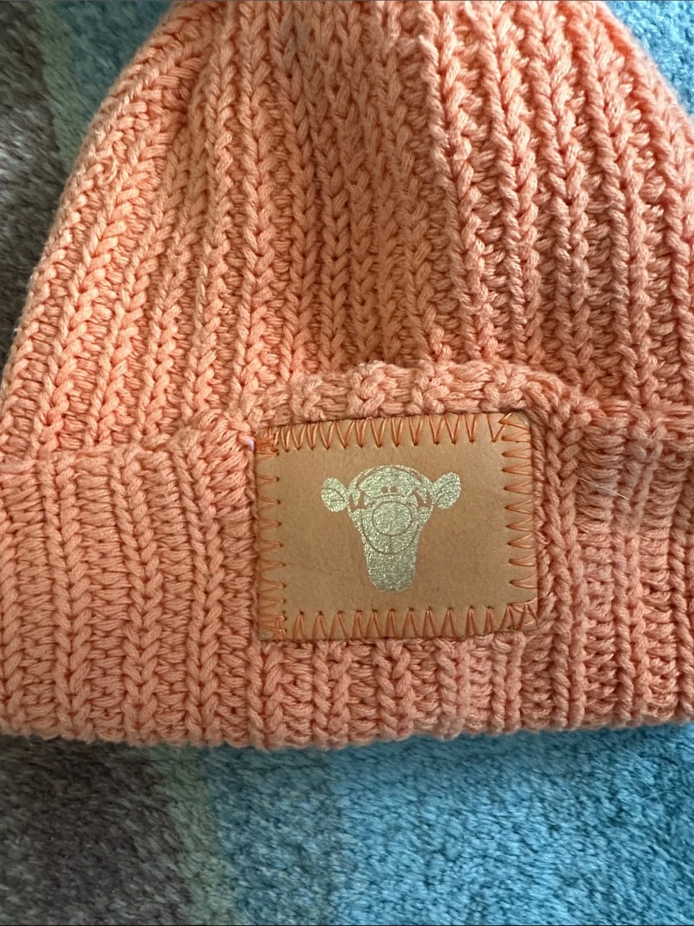 Love Your Melon Kids Pom Pom Tiger  Beanie Hat